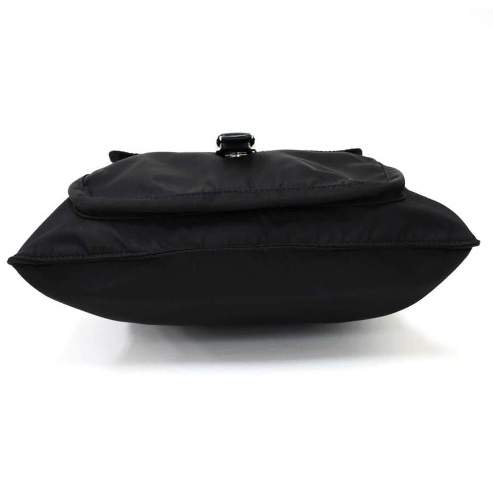 Prada Body Bag Triangular Plate Triangle Nylon Le… - image 4
